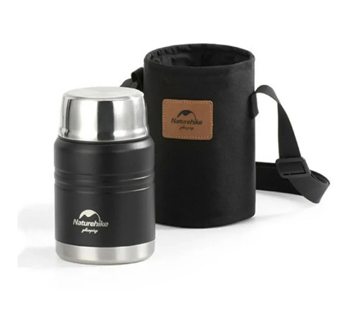 Термос Naturehike Stew beaker NH20SJ041 0,75 мл, чорний Термос Naturehike Stew beaker NH20SJ041 0,75 мл, чорний