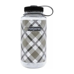 Пляшка для води Nalgene 1 л WM Beige Plaid, бежево-сіра