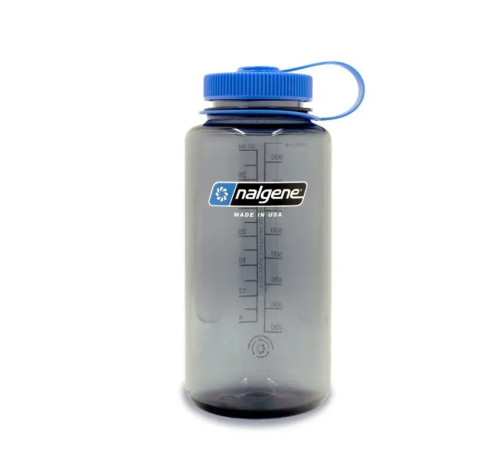 Пляшка для води Nalgene 1 л WM Happy Gene Sus, сіро-синя Пляшка для води Nalgene 1 л WM Happy Gene Sus, сіро-синя