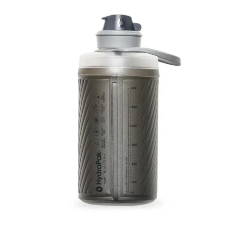 Пляшка м'яка HydraPak 750 мл FLUX Mammoth - сіра