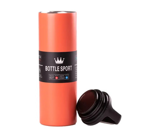 Термос Yiwu Bottle Sport 500 мл з ручкою, помаранчевий Термос Yiwu Bottle Sport 500 мл з ручкою, помаранчевий