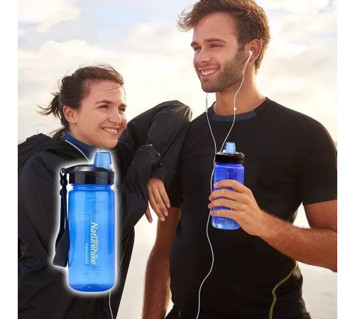 Пляшка для води Naturehike Sport NH17S010-B 0,75 л, синя
