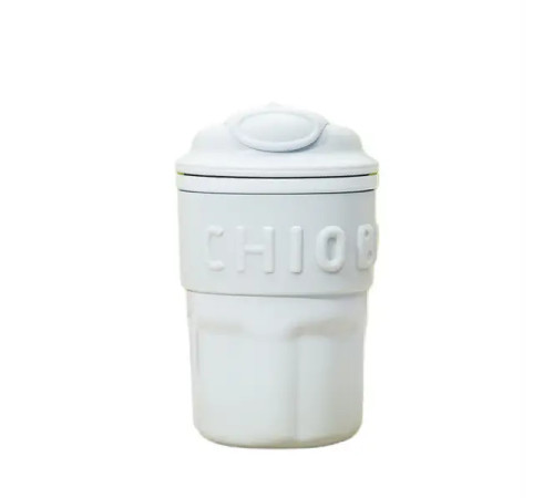 Термочашка Yiwu Chiobbe HP-14-18BL 450 мл із трубочкою, блакитна
