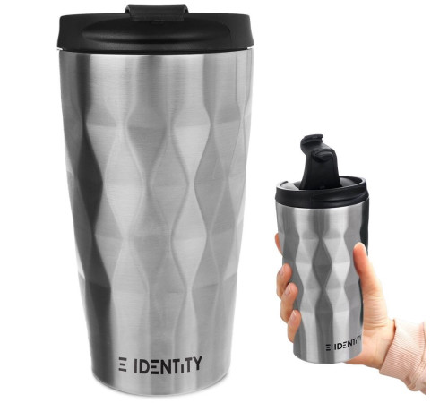 Термокружка IDENTITY 430 мл, сіра Термокружка IDENTITY 430 мл, сіра