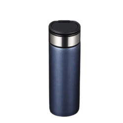 Термос Yiwu HP-14-19BL 530 мл з датчиком температури та ситечком, синій