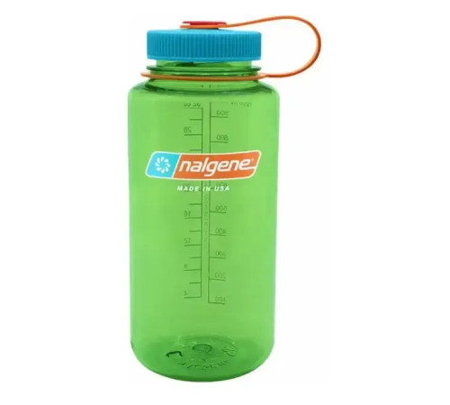 Пляшка для води Nalgene 1 л WM Pear, зелено-синя Пляшка для води Nalgene 1 л WM Pear, зелено-синя