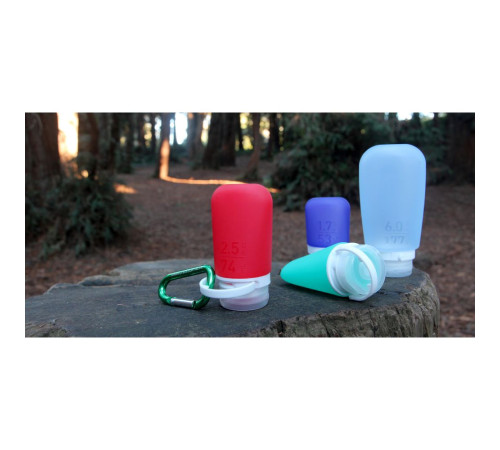 Силіконова пляшечка Humangear GoToob+ Large - фіолетовий