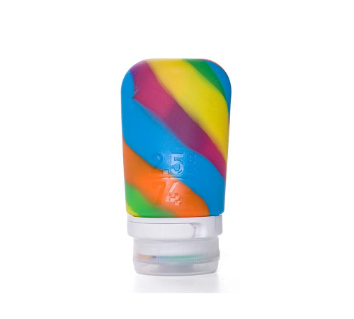 Силіконова пляшечка Humangear GoToob + Medium Rainbow - різнокольоровий Силіконова пляшечка Humangear GoToob + Medium Rainbow - різнокольоровий