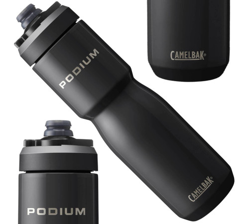 Пляшка CamelBak 652 мл з ізоляцією та з сталі чорна