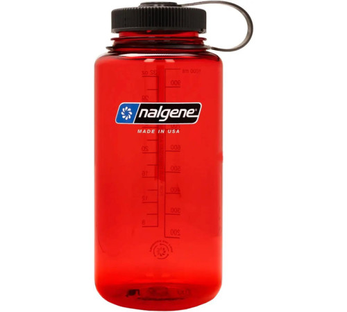 Пляшка Nalgene 1 л WM Red Sustain - червона