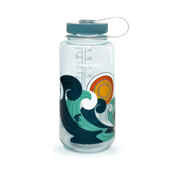 Пляшка для води Nalgene 1 л WM Retro Seafoam - Surfer, різнокольорова