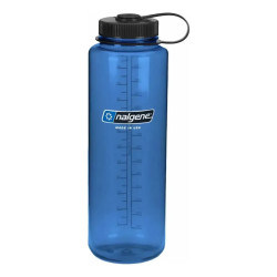 Пляшка Nalgene 1,4 л Silo Blue Sustain w/Black Cap - синя