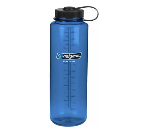 Пляшка Nalgene 1,4 л Silo Blue Sustain w/Black Cap - синя Пляшка Nalgene 1,4 л Silo Blue Sustain w/Black Cap - синя