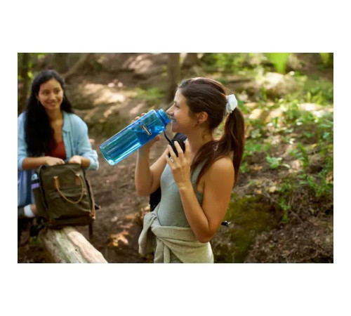 Пляшка Nalgene 1,4 л Silo Blue Sustain w/Black Cap - синя Пляшка Nalgene 1,4 л Silo Blue Sustain w/Black Cap - синя