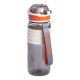 Пляшка для води спортивна Yiwu Houo 750 мл із фліп кришкою, біла