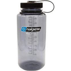 Пляшка Nalgene 1 л WM Gray Sustain w/BlkCap - чорна