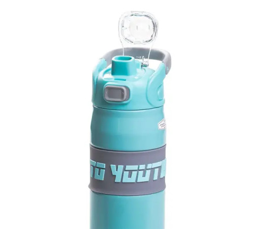 Термочашка спортивна Yiwu HP-14-54M TO YOUTH 680 мл з мундштуком, м'ятна