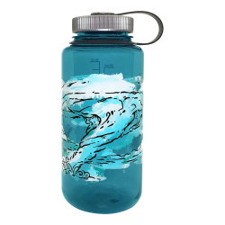 Пляшка для води Nalgene 1 л WM Trout w/Wind, синьо-біла