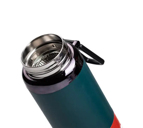 Термос Yiwu HP-14-29GR Vacuum Sports 1 л з нержавіючої сталі, темно-зелений