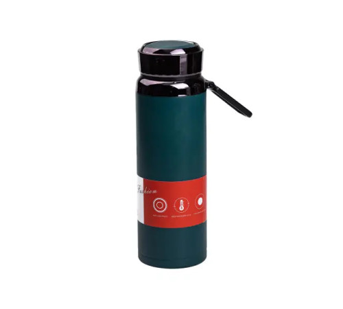 Термос Yiwu HP-14-29GR Vacuum Sports 1 л з нержавіючої сталі, темно-зелений