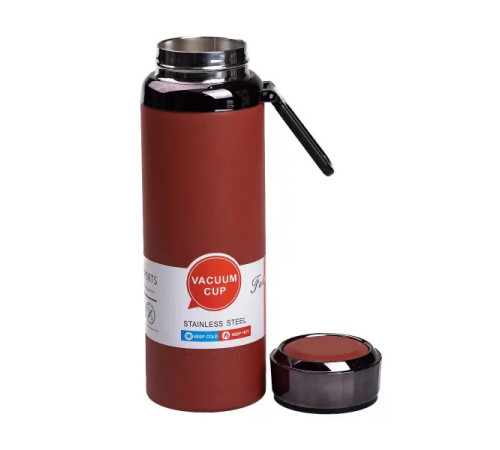 Термос Yiwu HP-14-29R Vacuum Sports 1 л з нержавіючої сталі, темно-червоний