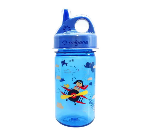 Дитяча пляшка для води Nalgene 350 мл Grip-n-Gulp, синя Дитяча пляшка для води Nalgene 350 мл Grip-n-Gulp, синя