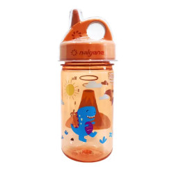 Дитяча пляшка для води Nalgene 350 мл Grip-n-Gulp, помаранчева