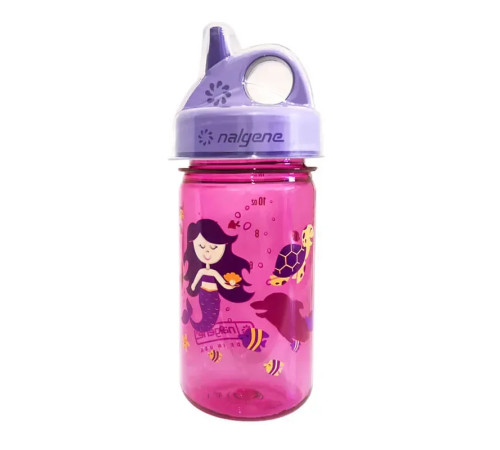 Дитяча пляшка Nalgene 350 мл Grip-n-Gulp, рожево-фіолетова Дитяча пляшка Nalgene 350 мл Grip-n-Gulp, рожево-фіолетова