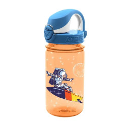 Дитяча пляшка для води Nalgene 350 мл OTF Kids, помаранчево-синя  
