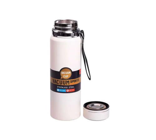 Термос Yiwu HP-14-30W Vacuum Sports 1 л з датчиком температури та ситечком, білий Термос Yiwu HP-14-30W Vacuum Sports 1 л з датчиком температури та ситечком, білий