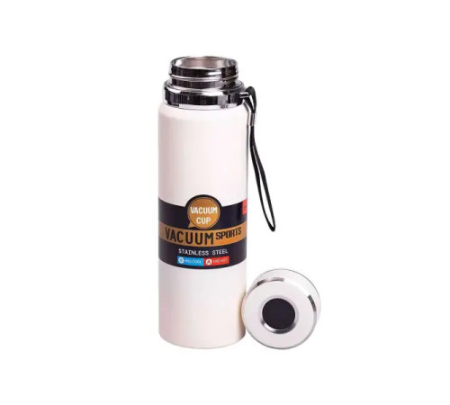 Термос Yiwu HP-14-30W Vacuum Sports 1 л з датчиком температури та ситечком, білий Термос Yiwu HP-14-30W Vacuum Sports 1 л з датчиком температури та ситечком, білий