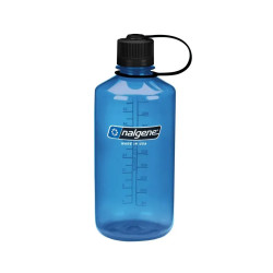 Пляшка для води Nalgene 1 л Narrow Mouth Loop-Tops, синя