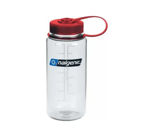 Пляшка для води Nalgene 500 мл WM Clear Sustain w/ Red Cap, червона Пляшка для води Nalgene 500 мл WM Clear Sustain w/ Red Cap, червона