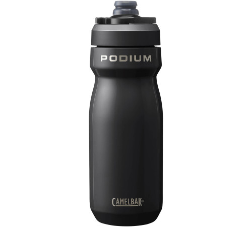 Пляшка для води CamelBak Podium ізольована сталь, 530 мл, чорна Пляшка для води CamelBak Podium ізольована сталь, 530 мл, чорна