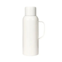 Термос Yiwu HP-14-55W 820 мл з клапаном і датчиком температури, білий