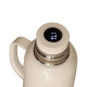 Термос Yiwu HP-14-55W 820 мл з клапаном і датчиком температури, білий