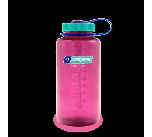 Пляшка для води Nalgene 1 л WM Electric Magenta Sustain, рожево-бірюзова Пляшка для води Nalgene 1 л WM Electric Magenta Sustain, рожево-бірюзова