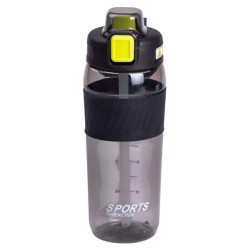 Пляшка для води Yiwu Sports 600 мл, чорна