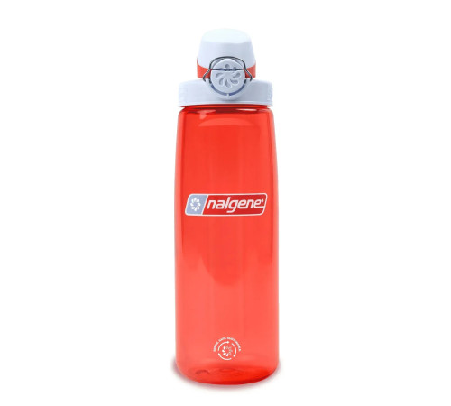 Пляшка для води Nalgene 710 мл OTF, червоно-білий Пляшка для води Nalgene 710 мл OTF, червоно-білий