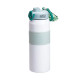 Термос Yiwu HP-14-6M Sport 800 мл з мундштуком і ручкою, м'ятний