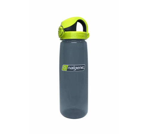 Пляшка для води Nalgene 750 мл OTF Charcoal w/Lime Charcoal, сіро-зелена Пляшка для води Nalgene 750 мл OTF Charcoal w/Lime Charcoal, сіро-зелена