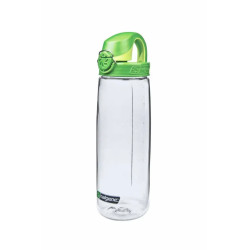 Пляшка для води Nalgene 750 мл OTF Clear with Black Cap, зелена