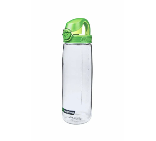 Пляшка для води Nalgene 750 мл OTF Clear with Black Cap, зелена Пляшка для води Nalgene 750 мл OTF Clear with Black Cap, зелена