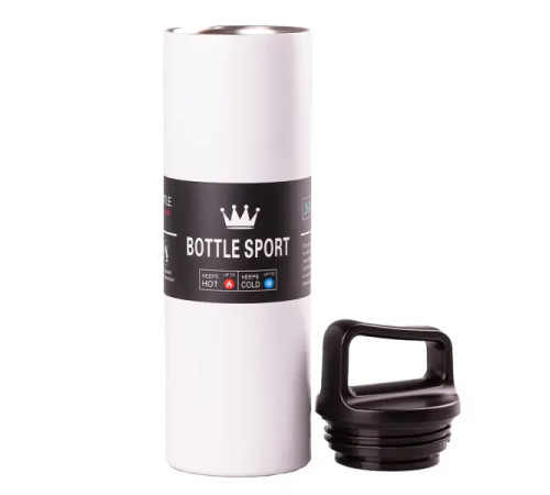 Термос Yiwu Bottle Sport 500 мл з ручкою, білий