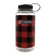 Пляшка Nalgene 1 л WM Red Plaid - чорно-червона