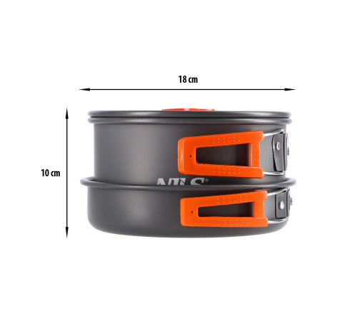 Набір посуду для кемпінгу NILS CAMP NC1782