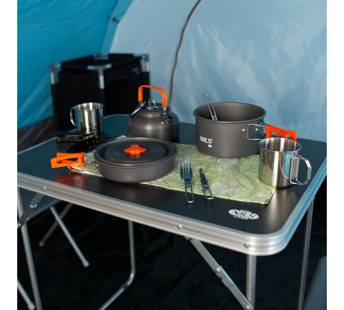 Набір посуду для кемпінгу NILS CAMP NC1782