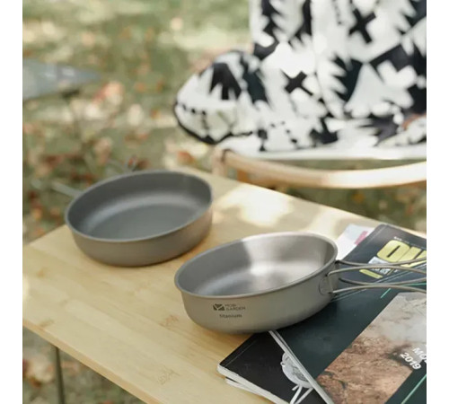 Сковорідка титанова Mobi Garden Sausepan L NX20666035, сіра