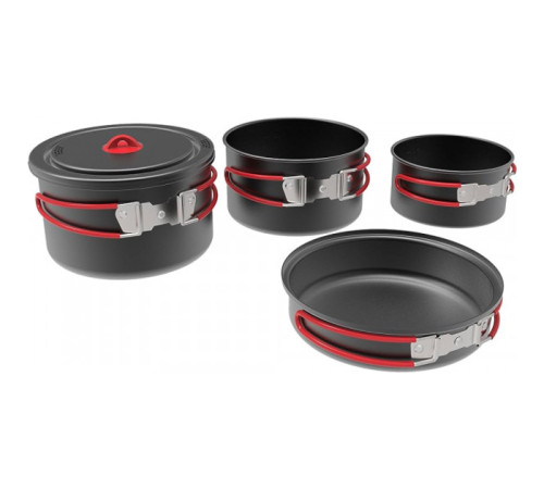 Посуд туристичний Coghlans Hard Anodized Family Cook Set 1824 Посуд туристичний Coghlans Hard Anodized Family Cook Set 1824
