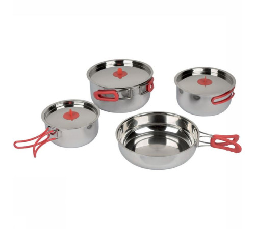 Посуд туристичний Coghlans Stainless Steel Cook Set 1814 Посуд туристичний Coghlans Stainless Steel Cook Set 1814